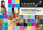 graphic: flyer for the sound festival in 2005
